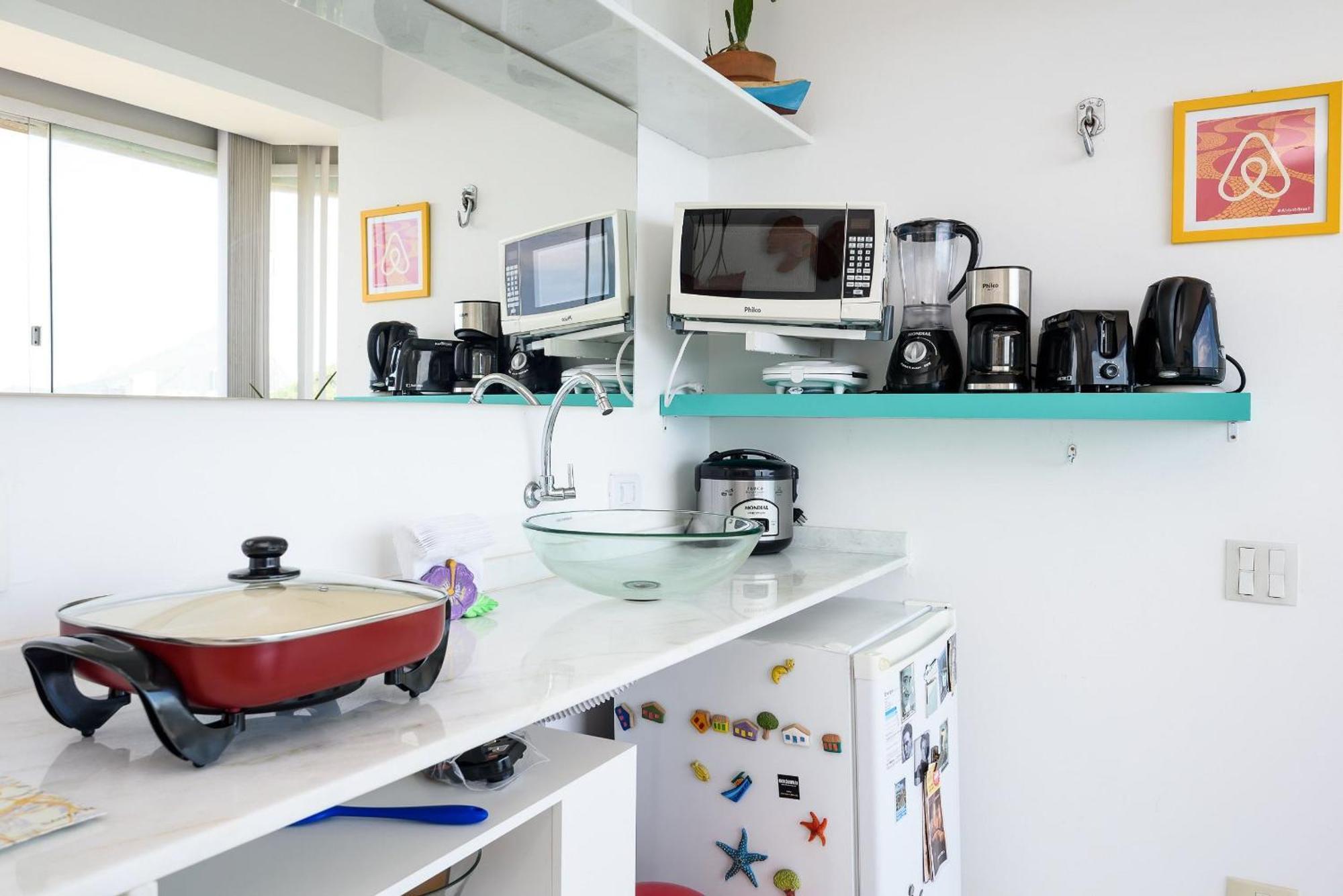 Apartamento Moderno Com Vista Mar | V 90/102 Rio de Janeiro Buitenkant foto